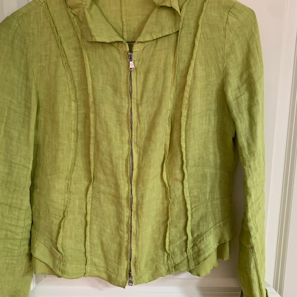 Lime Green Women's Utility Jacket